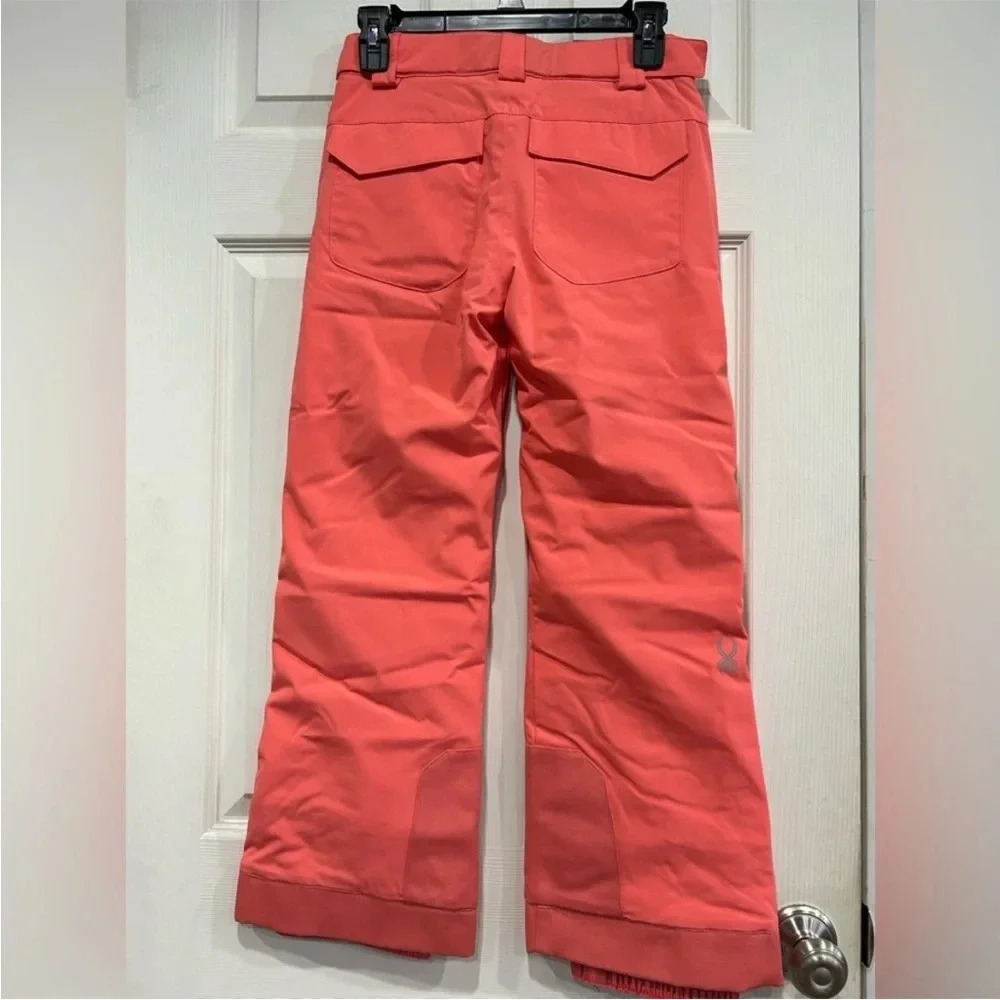 Spyder Kids Size 8 Olympia Snow Pant Skiing Ski Snowboarding NWT Coral - Picture 3 of 7